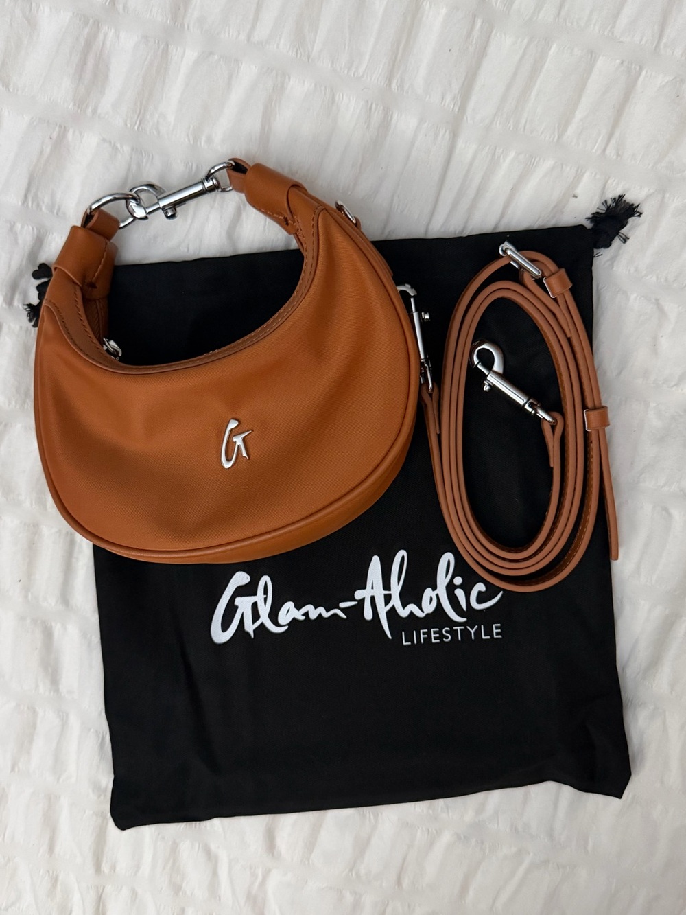 GlamAholic Nano Nylon Hobo Bag ✨$10 Off✨
